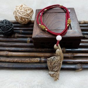 馬來虎斑『桃子-福壽雙全』項鍊