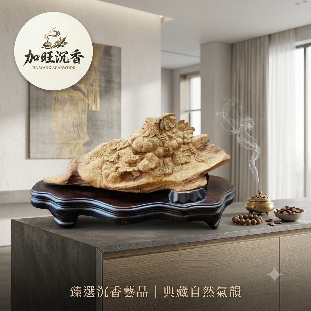 松鼠多子多福-加里萬丹沉木藝術雕件(含座)