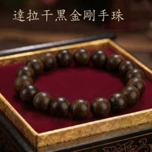 達拉干黑金鋼沉香手珠 10mm×19顆