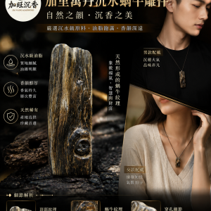 蝸牛-加里萬丹沉水項鍊